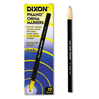 China Marker, Black, Dozen